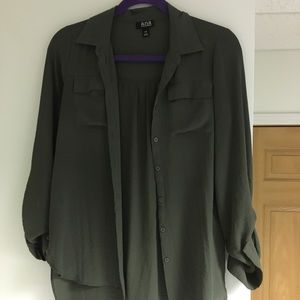 Olive dress shirt